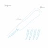 Modelcraft PKN5002-11 Plastic Scalpel Handle & #11 blades x 5